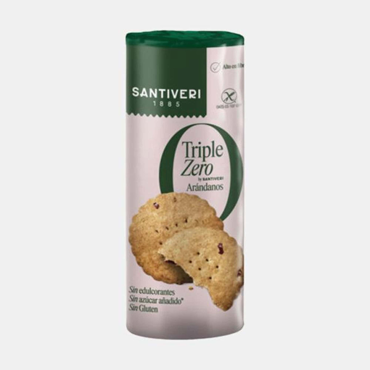 Bolachas crocantes de aveia e arandos, sem açúcares adicionados, ideais para um snack saudável a qualquer hora.