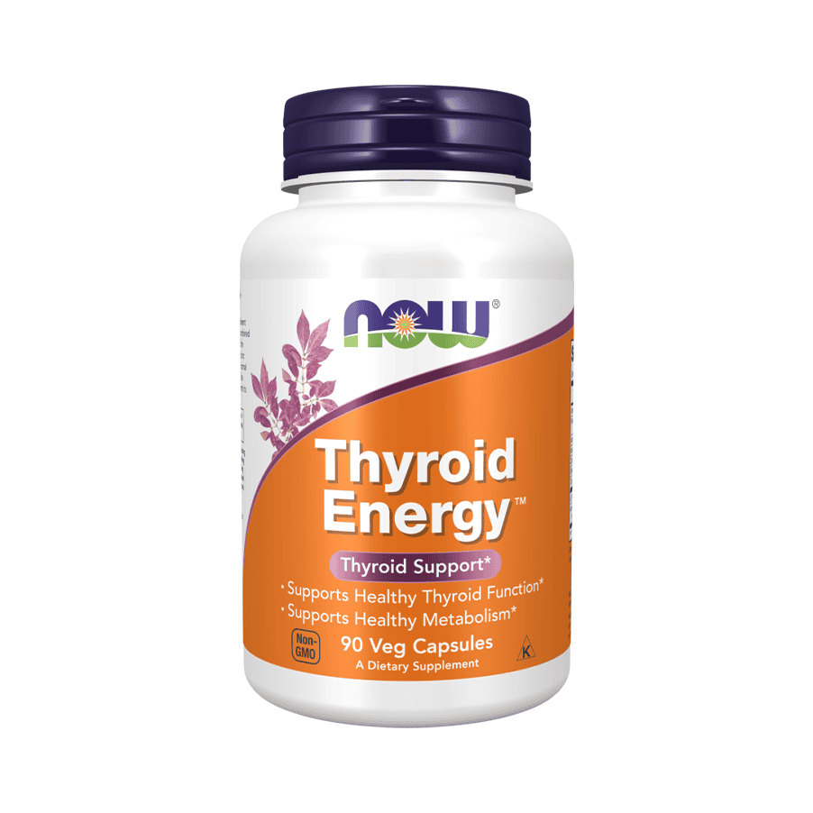 Thyroid Energy da NOW é um suplemento nutricional completo para o suporte de uma glândula tireoide saudável e normal funcionamento do metabolismo.