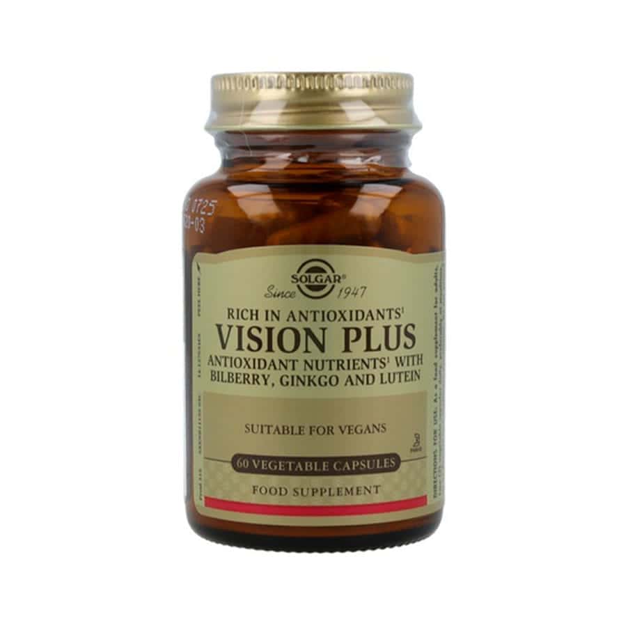Solgar Vision Plus é uma fórmula balanceada de nutrientes específicos e essenciais para o cuidado e manutenção da saúde ocular, como vitaminas C, E e A...